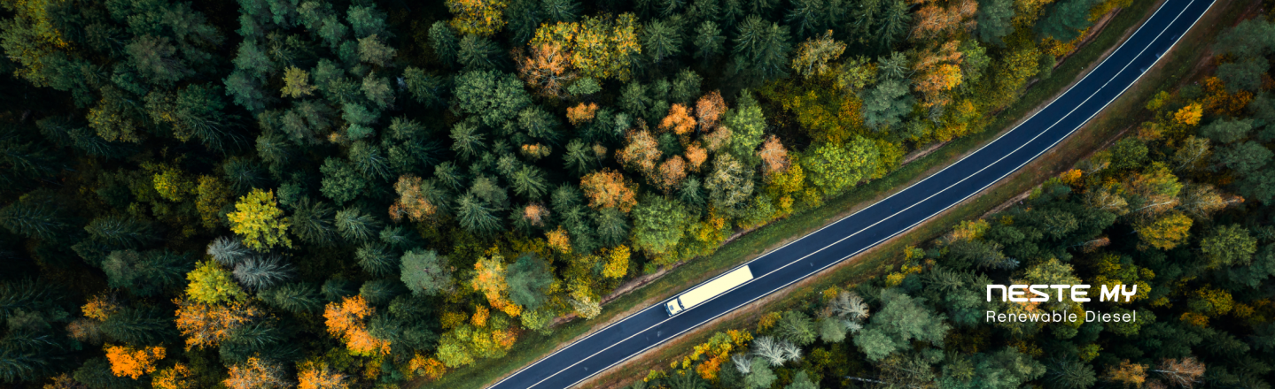 truck on the road